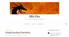 Desktop Screenshot of dbafire.com